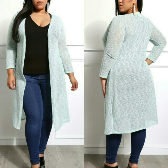 Mint Knit Cardigan - Picture 1 of 4